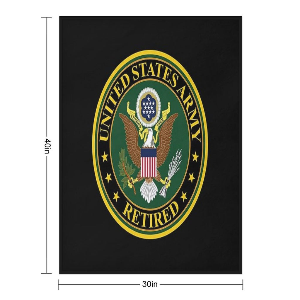 Army - US Army Retired Eco-conscious Throw Blanket
