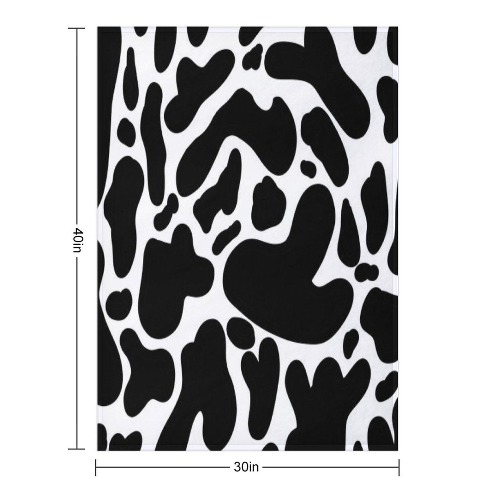 Cow Print Premium Throw Blanket