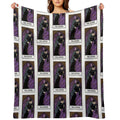 The Lovers Tarot Card Eco-conscious Throw Blanket