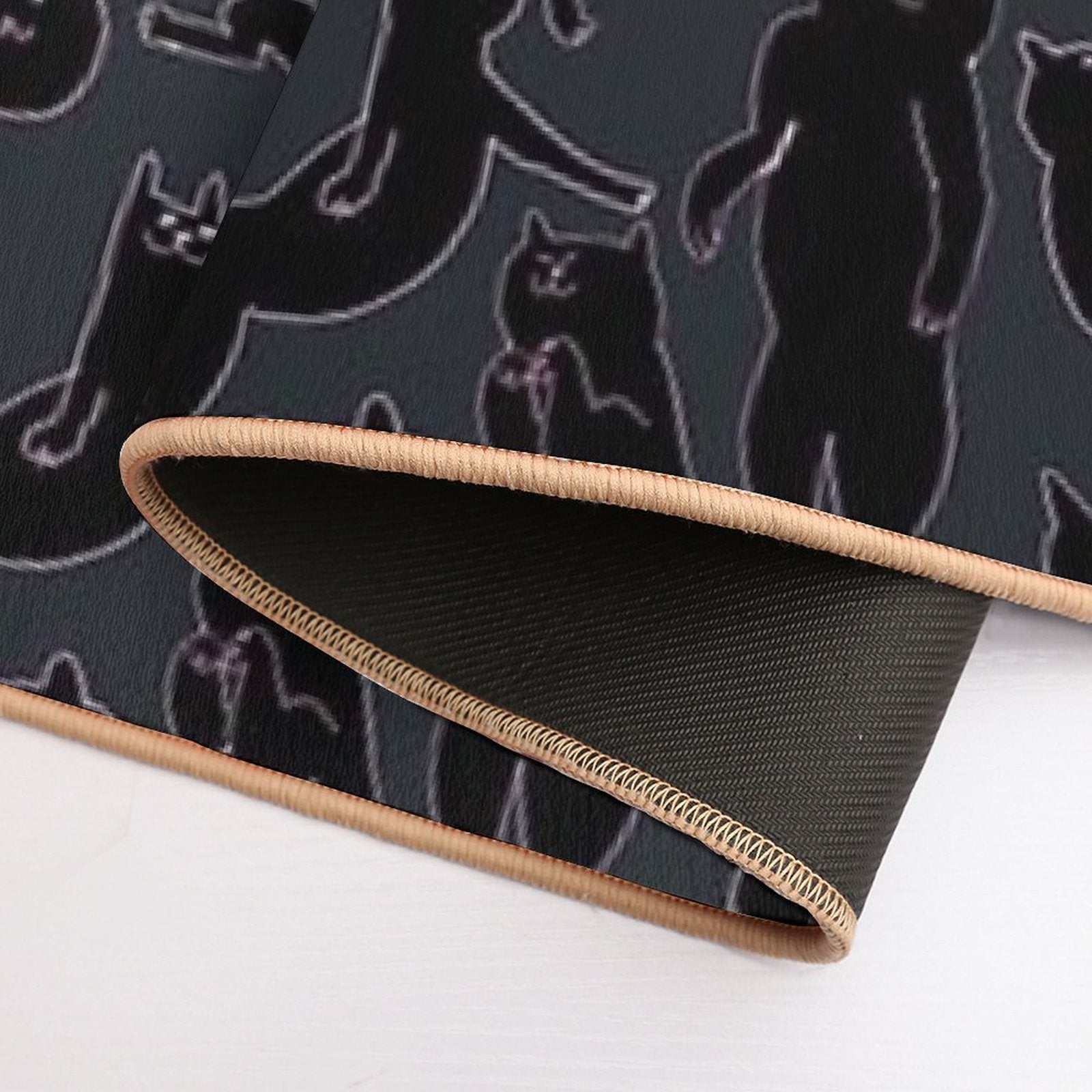 BLACK CATS  Non-Slip Bath Mat