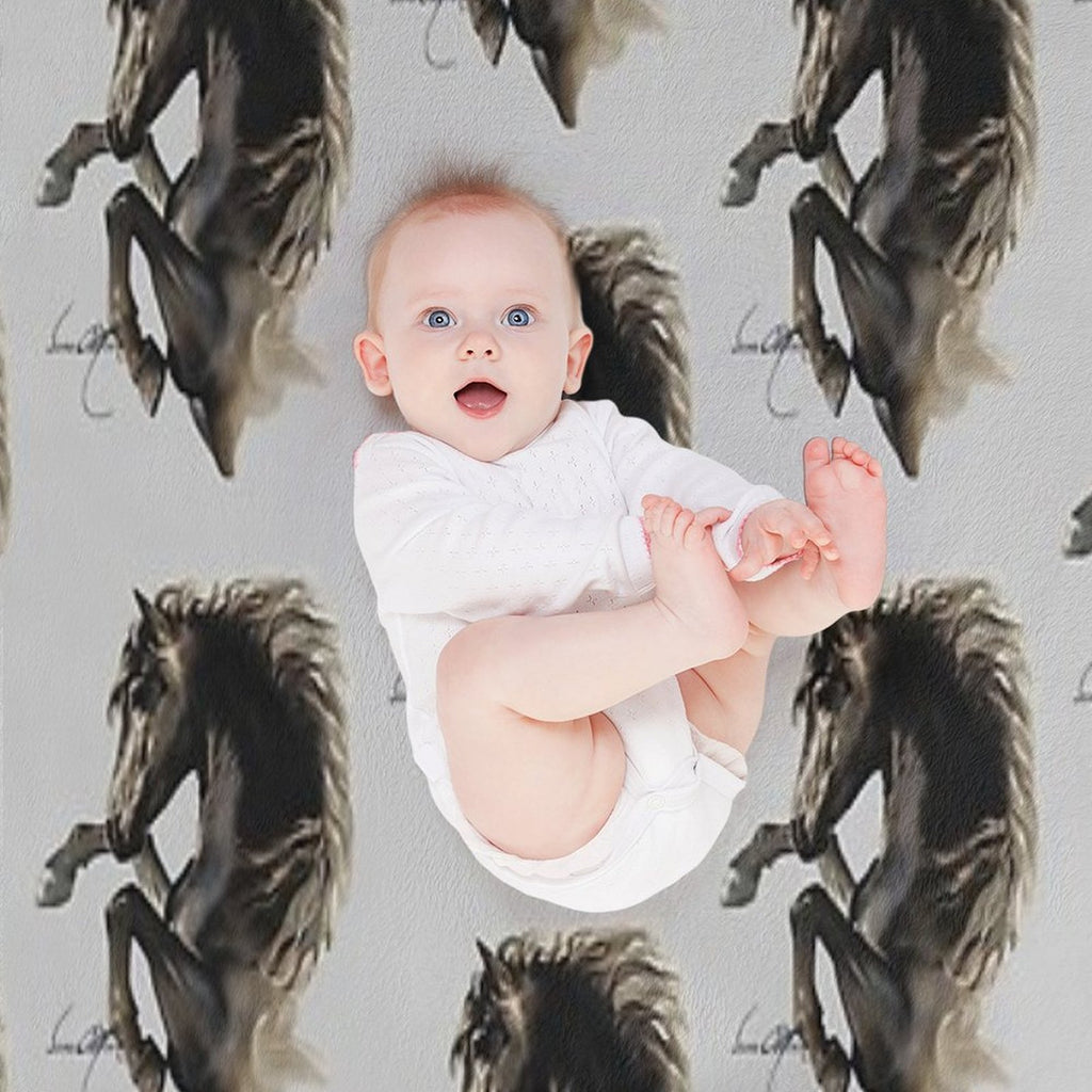 Black Fury (Cut-Out) Multi-functional Throw Blanket