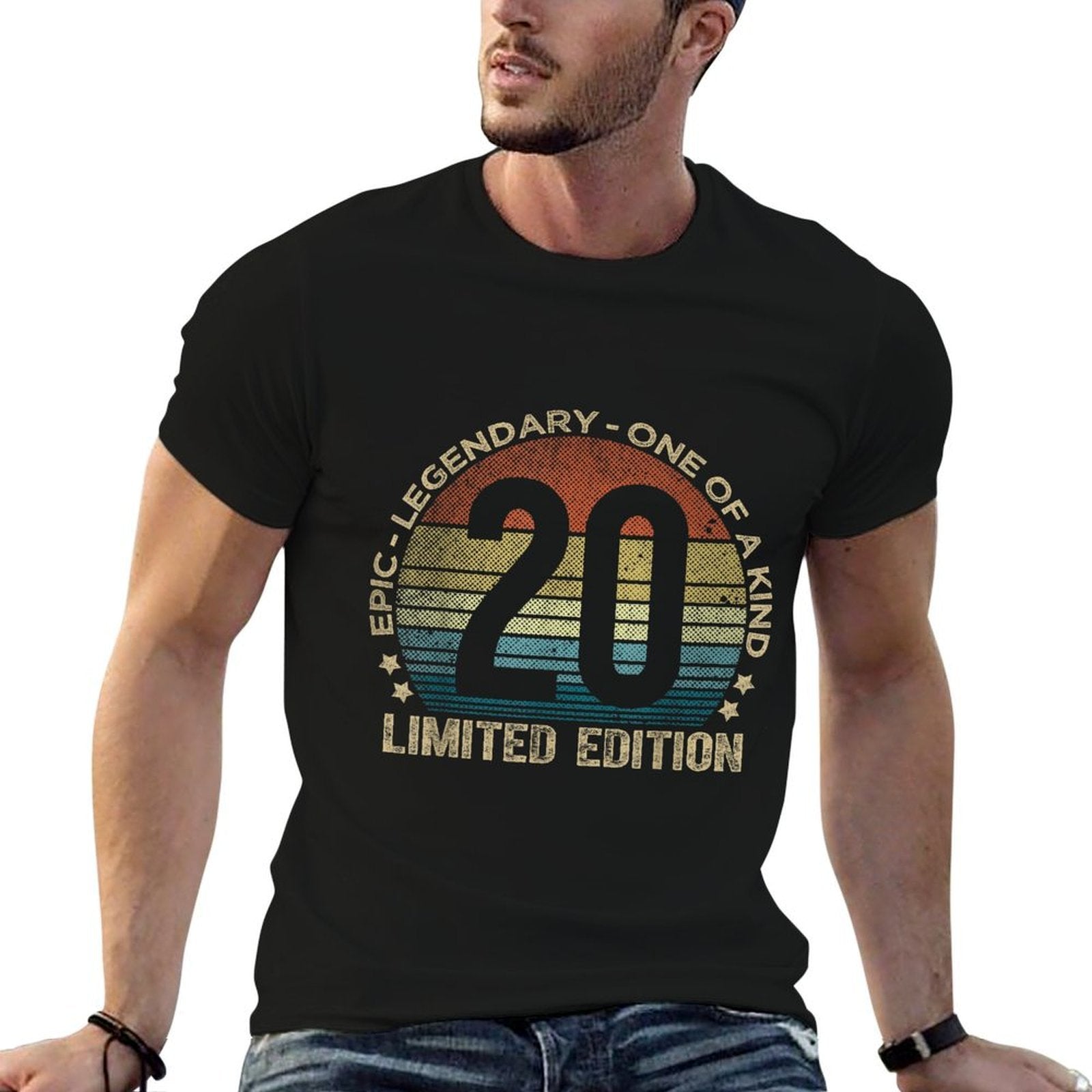 20 Year Old Gifts Limited Edition Vintage 20th Birthday  Easy-care T-Shirt