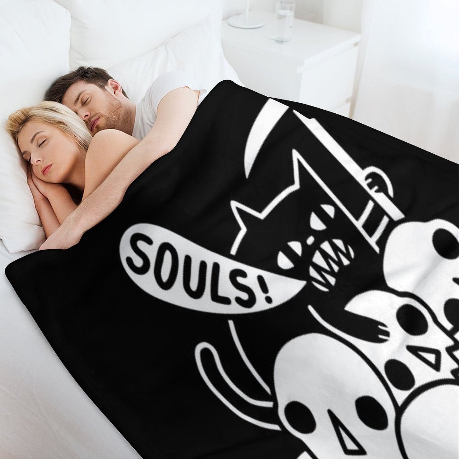 Cat Got Your Soul Multi-functional Throw Blanket