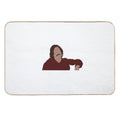 College Nick from New Girl  Stain-Proof Bath Mat