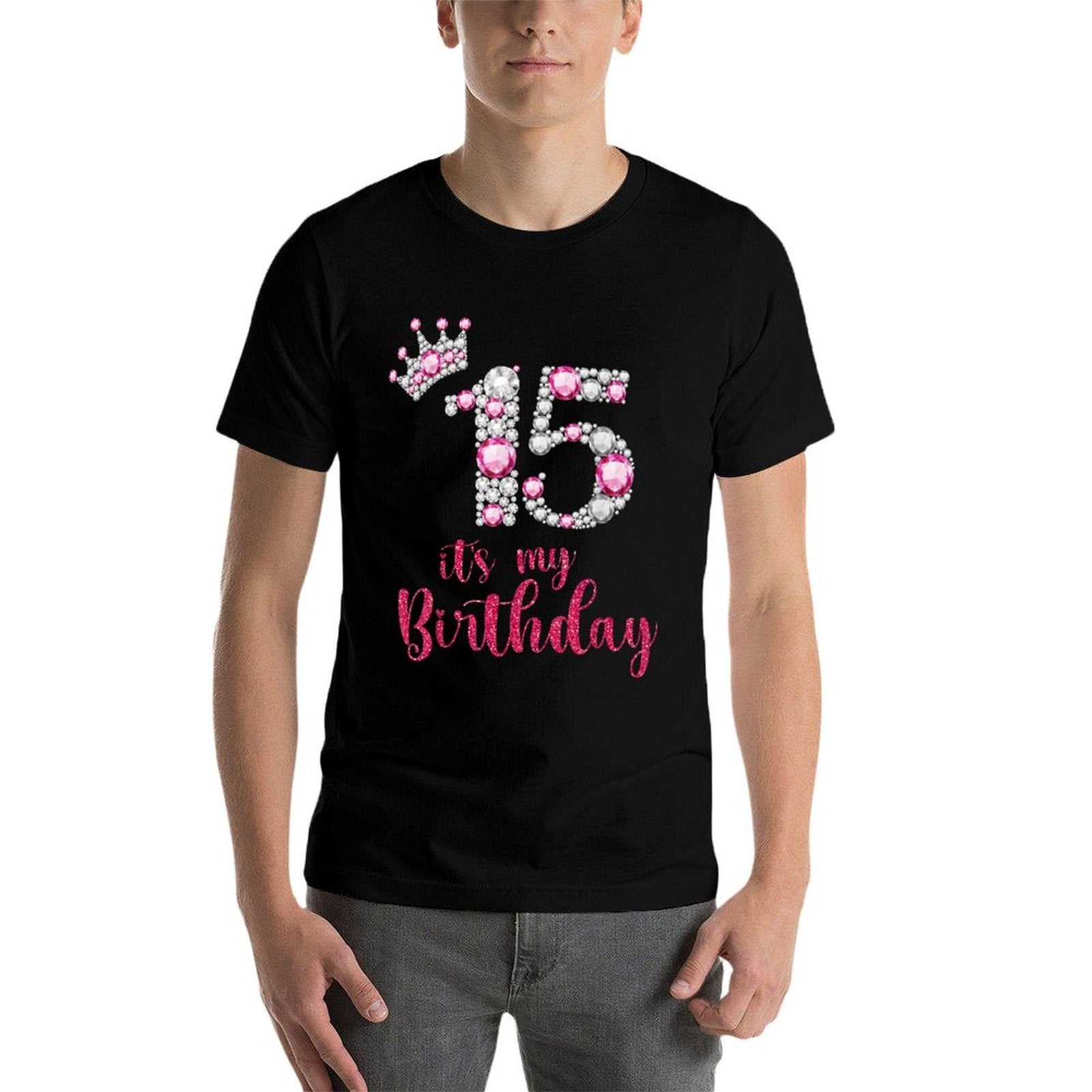 15 It's My Birthday 15th Birthday 15 Years Old Bday  Classic T-Shirt