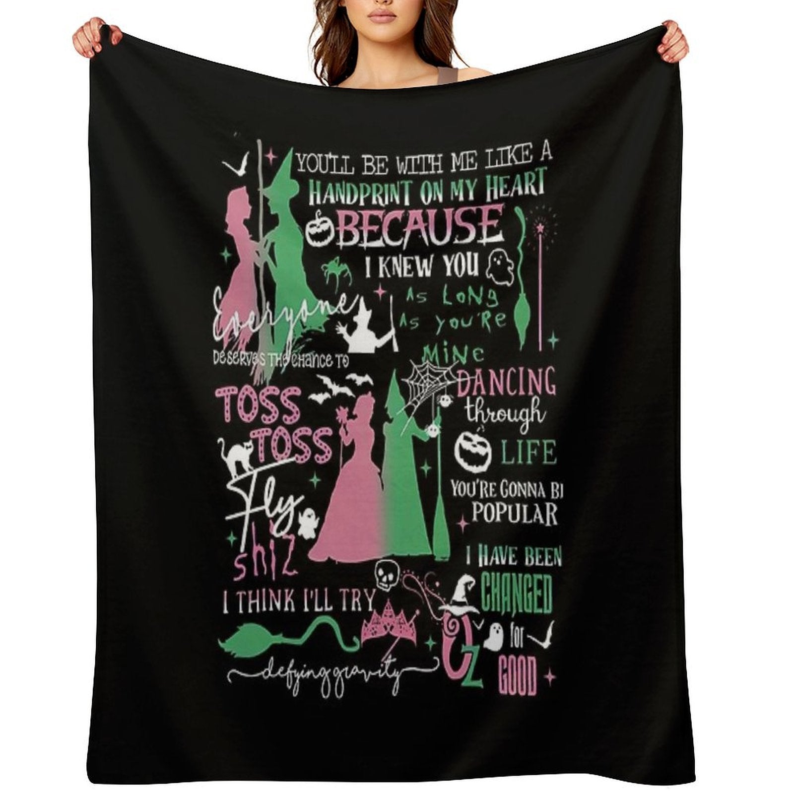 Changed For Good, Wicked Defy Gravity Premium Throw Blanket
