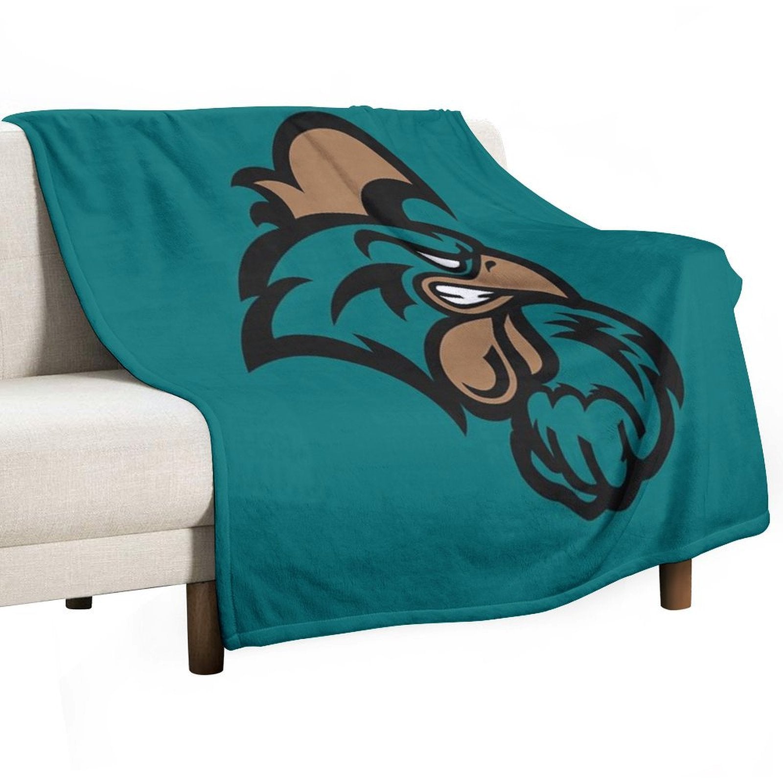 The Coastal Carolina Chanticleers Machine-washable Throw Blanket