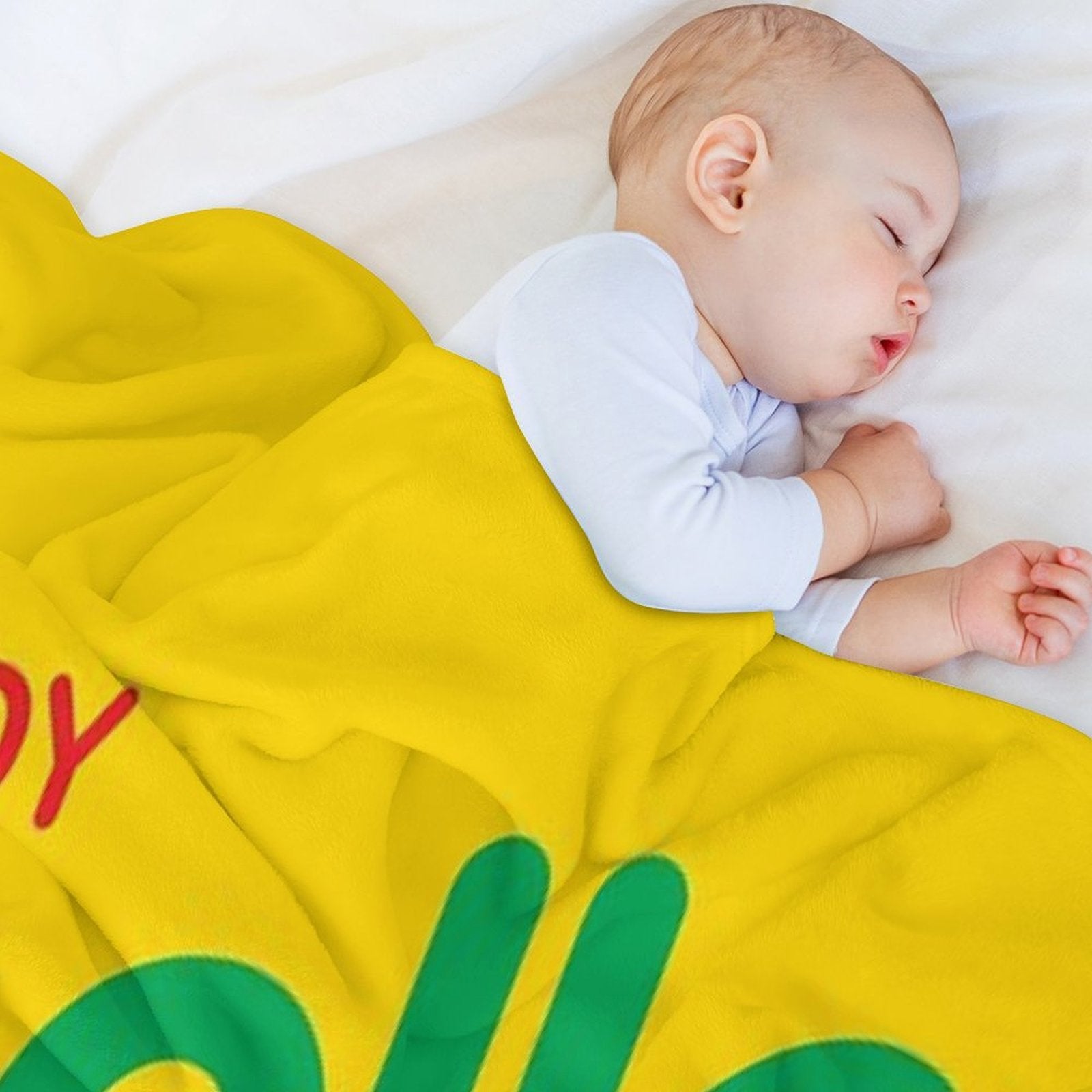 Enjoy Mello Yello Shrink-resistant Throw Blanket
