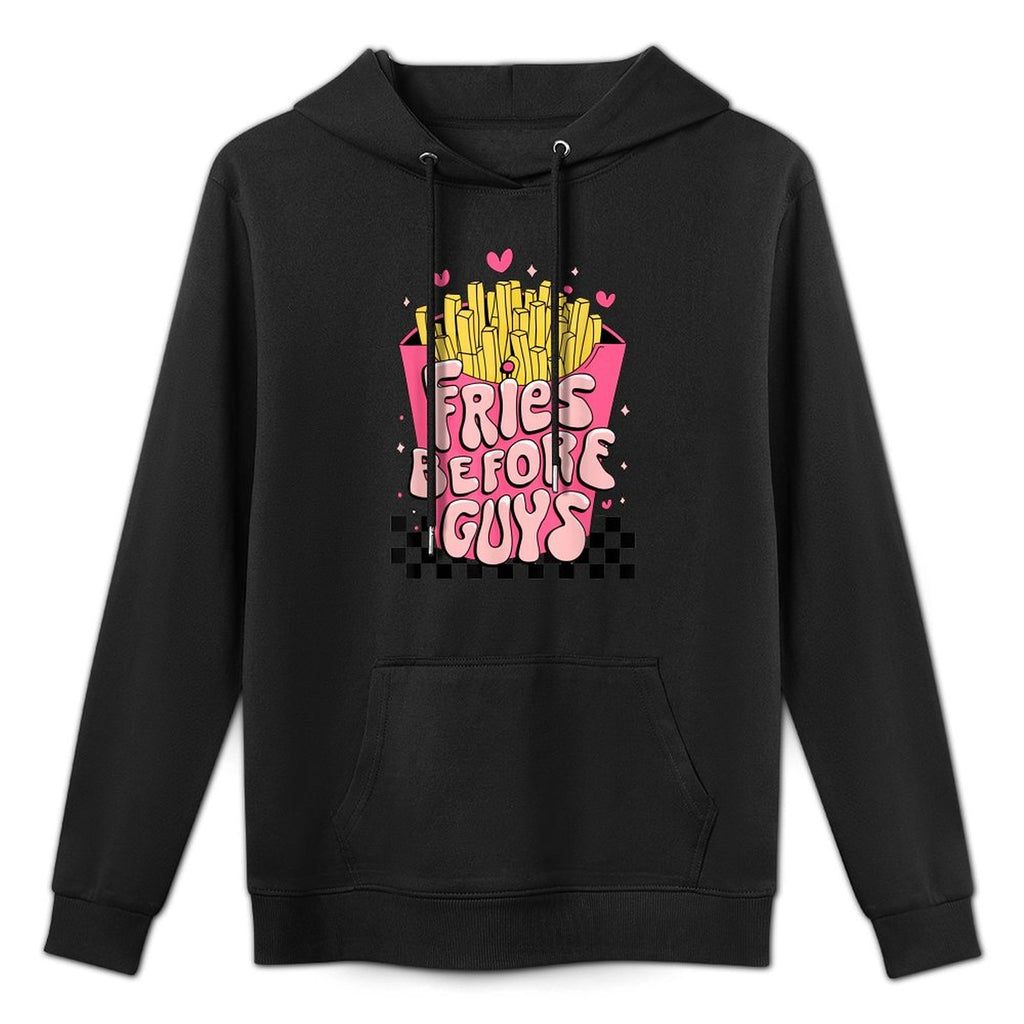 Funny Fries Before All Guys Food Humor for Fry Lovers Colorfast Hoodie