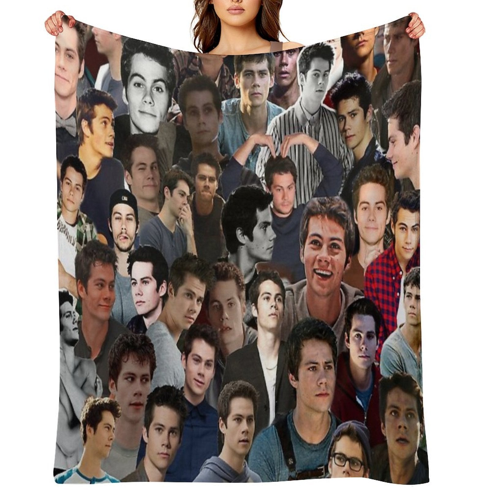 Dylan O'brien Collage Wrinkle-free Throw Blanket
