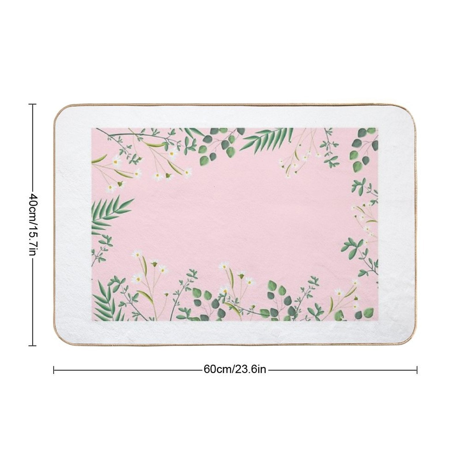 New Collection Pink Nature  Multi-Purpose Bath Mat