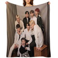 Ateez Anniversary Wrinkle-free Throw Blanket