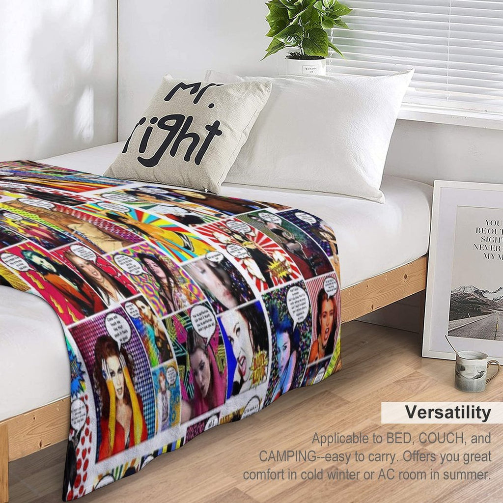 Dannii Minogue Goes Pow WOW #30 Compact Throw Blanket