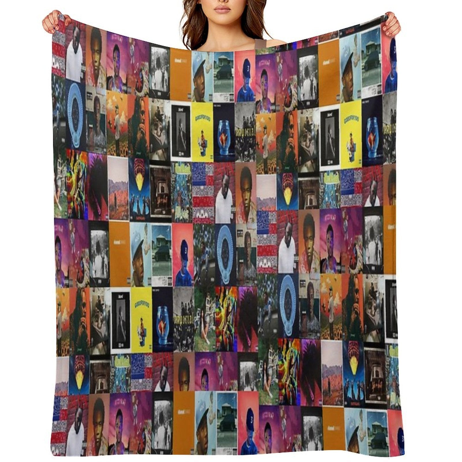 Hip Hop Wrinkle-free Throw Blanket