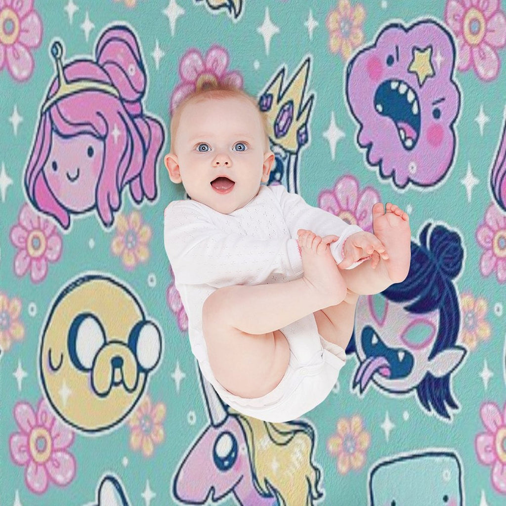 Adventure Time Friends 1 - REMASTERED - Machine-washable Throw Blanket