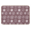 Magical Sun Bohemian Dreamy Aesthetic In Muted Colors Mulberry  Odorless Bath Mat