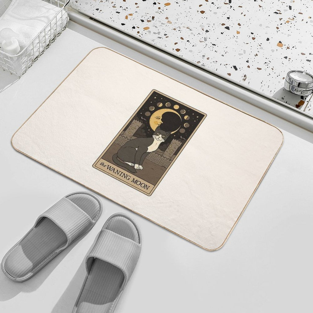 The Waning Moon Cat  Rapid-Drying Bath Mat