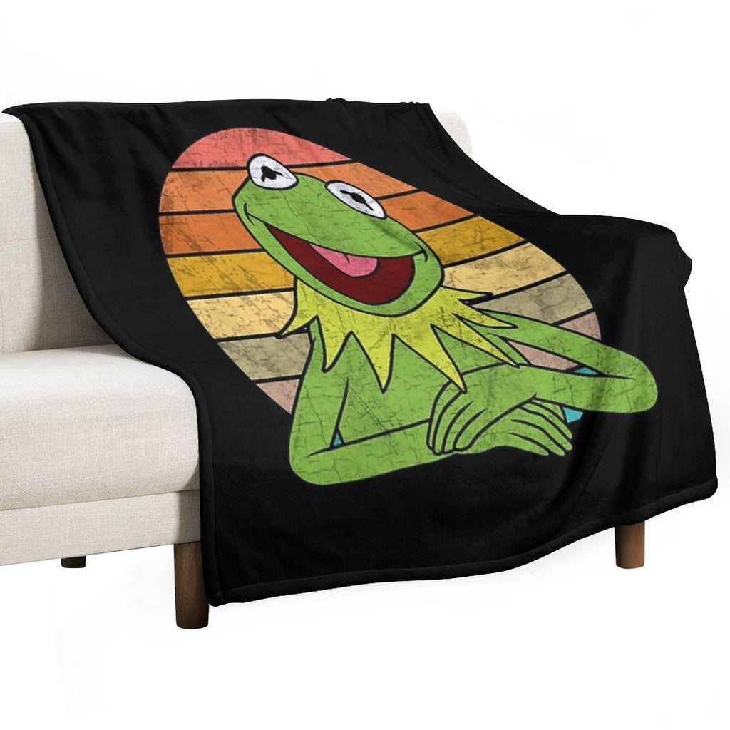 Kermit The Frog Travel-friendly Throw Blanket