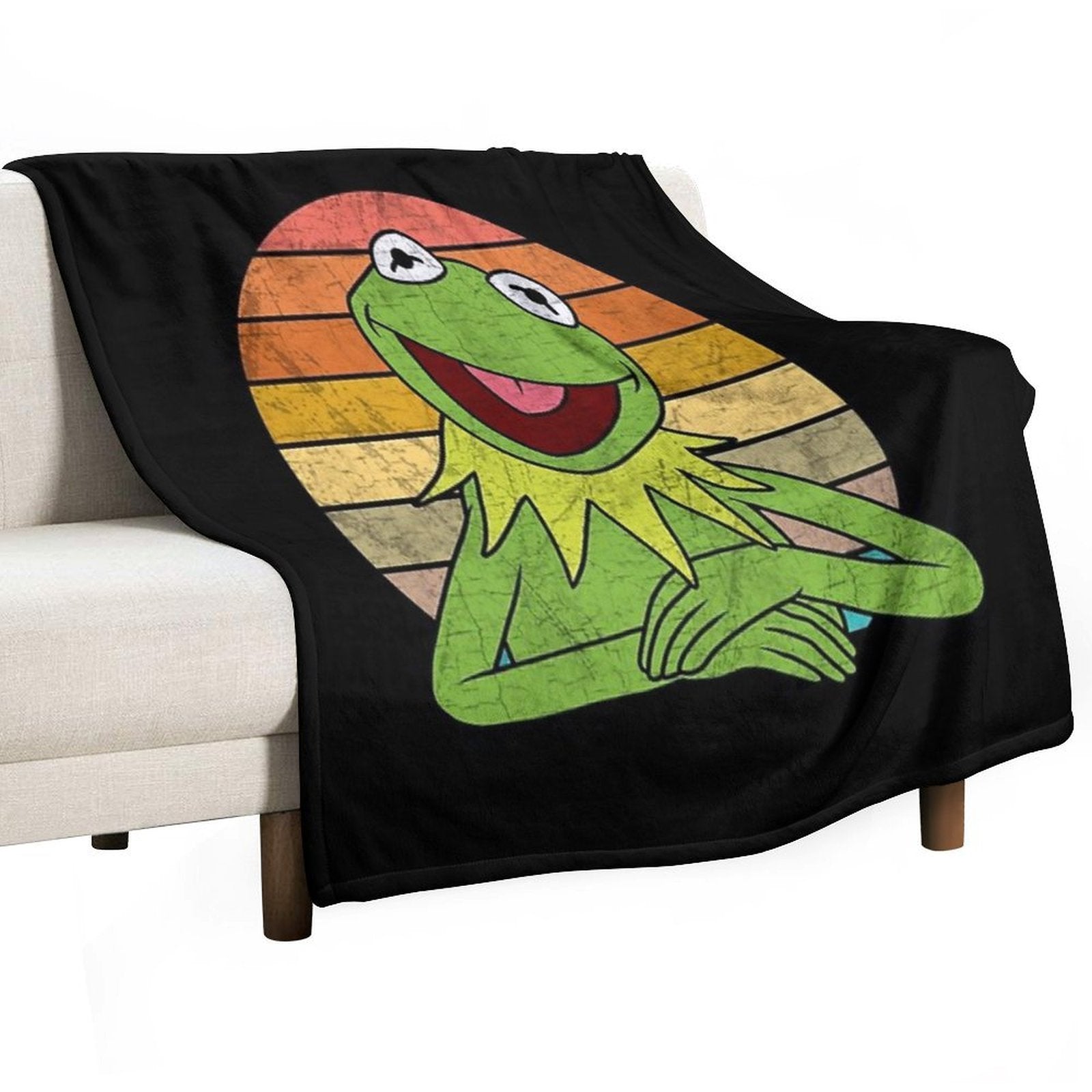 Kermit The Frog Travel-friendly Throw Blanket