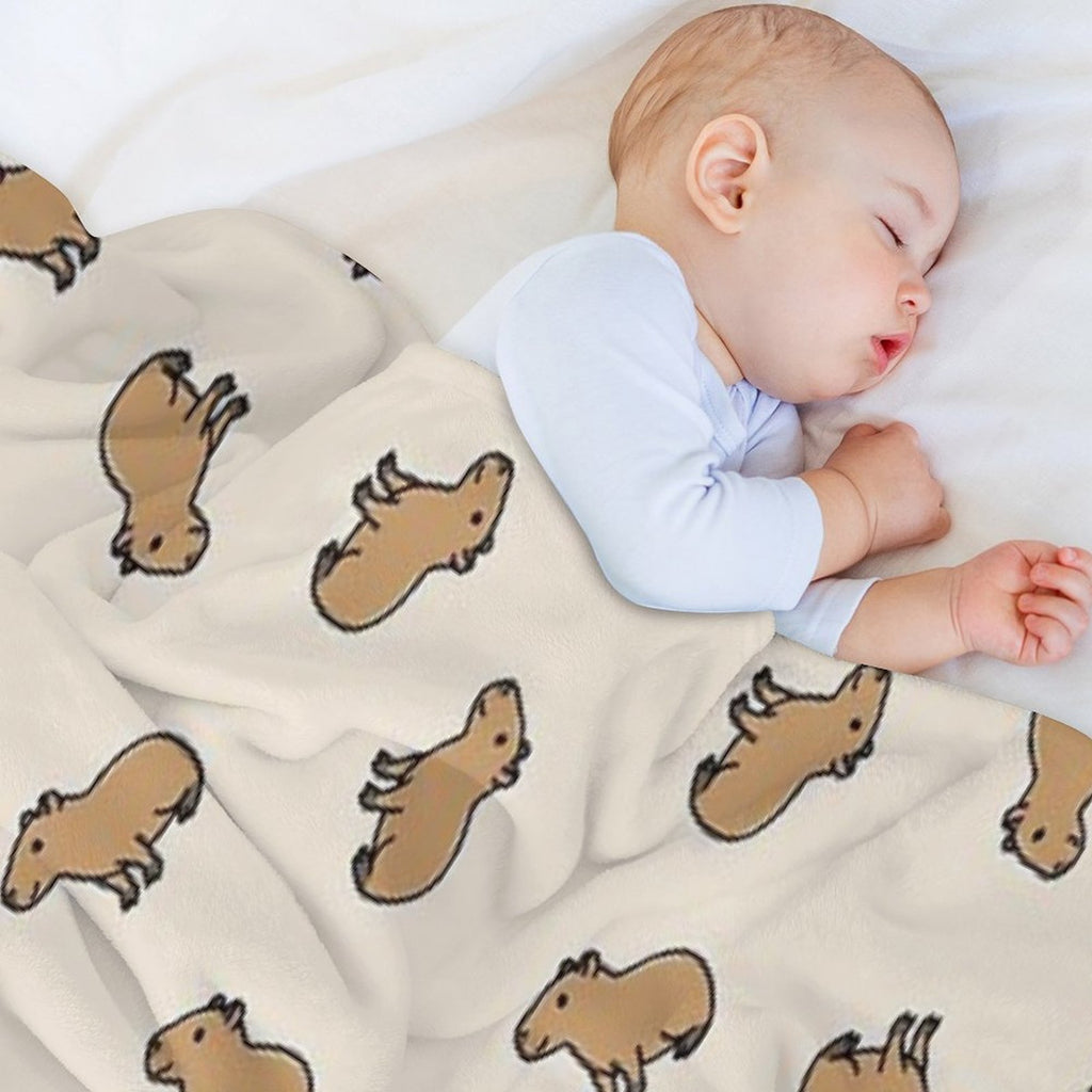 Capybara Lightweight Throw Blanket