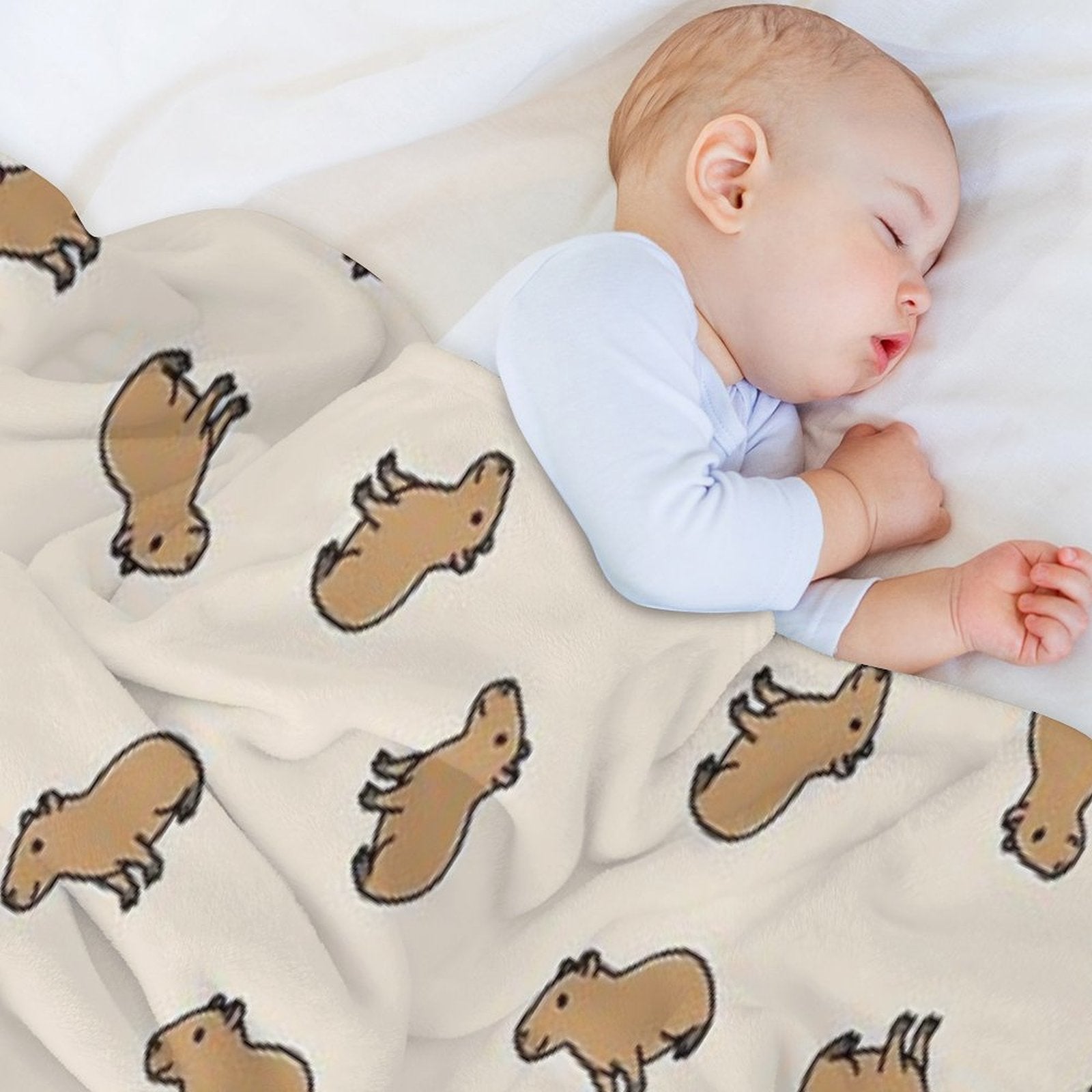 Capybara Lightweight Throw Blanket