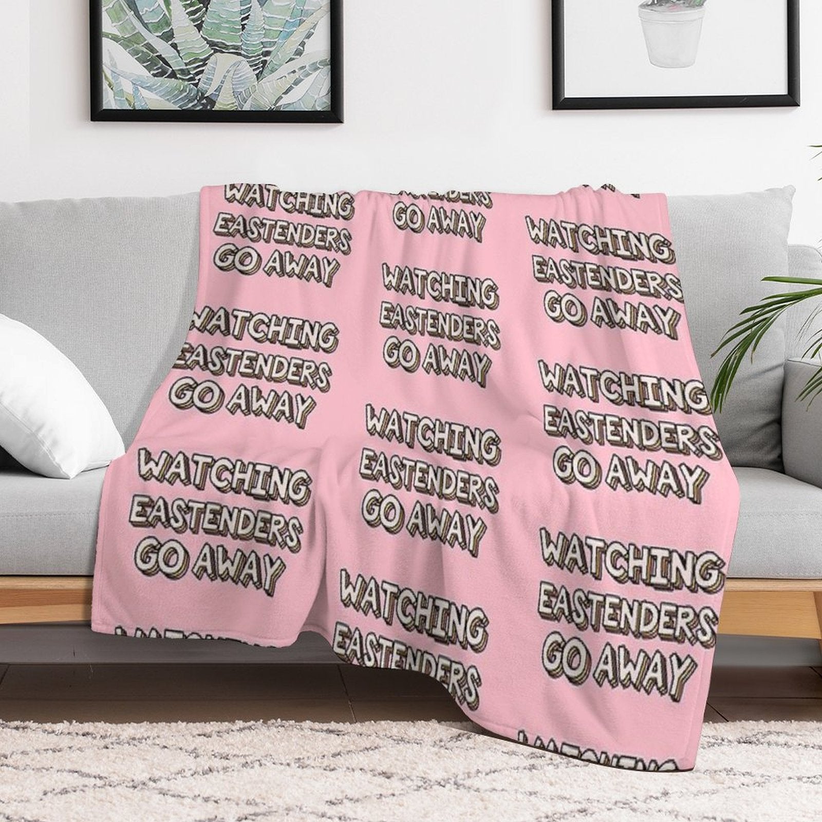 Watching Eastenders Go Away Gift-ready Throw Blanket