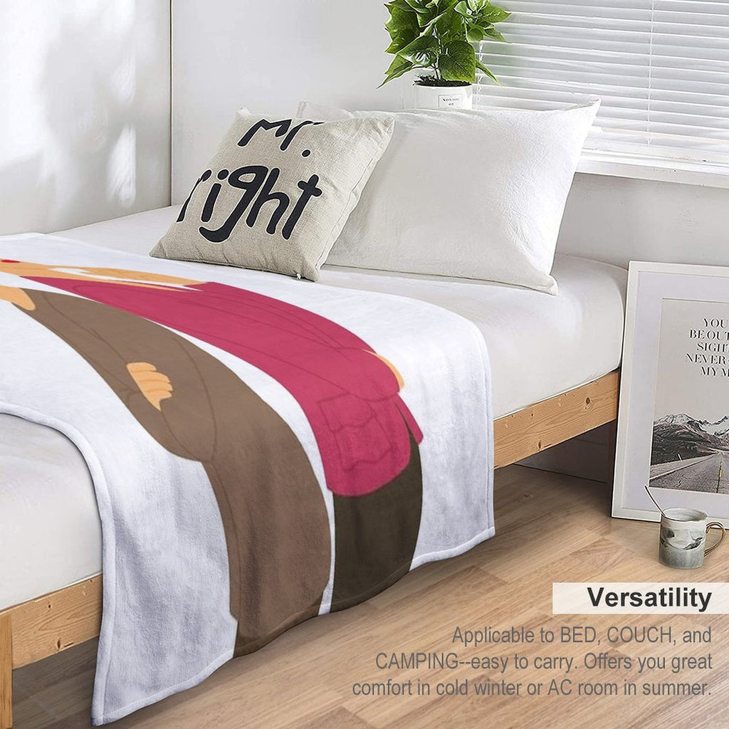 Catherine & Liliane All-season Throw Blanket