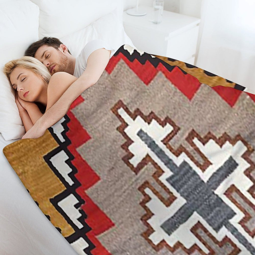 Navajo Blanket,southwestern Art,native American Art,indian Art,arizona,dessert,geometric Pattern,bow And Arrows,cowboys And Indi Lightweight Throw Blanket