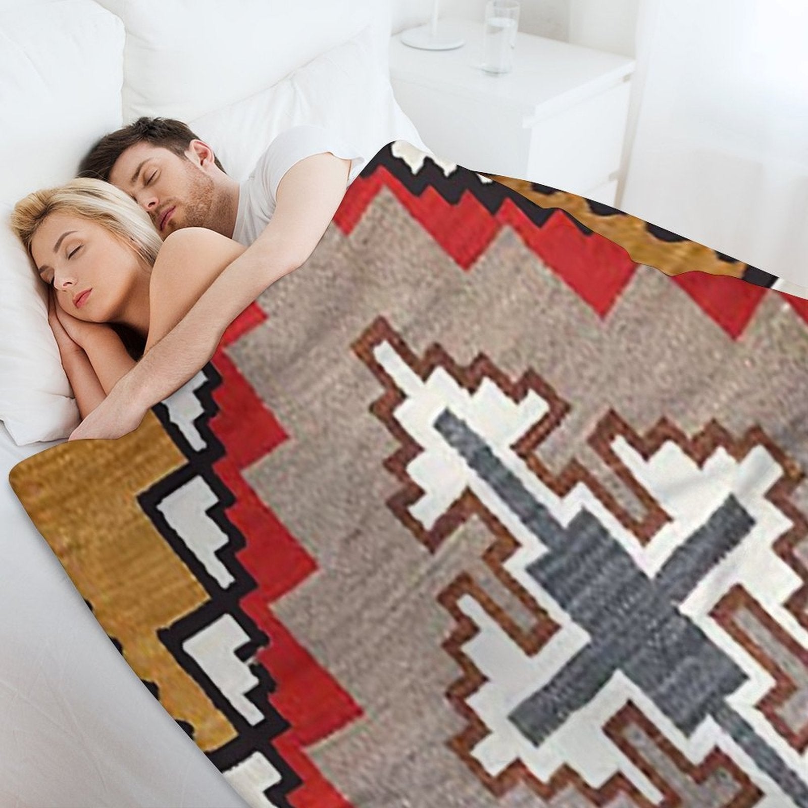 Navajo Blanket,southwestern Art,native American Art,indian Art,arizona,dessert,geometric Pattern,bow And Arrows,cowboys And Indi Lightweight Throw Blanket