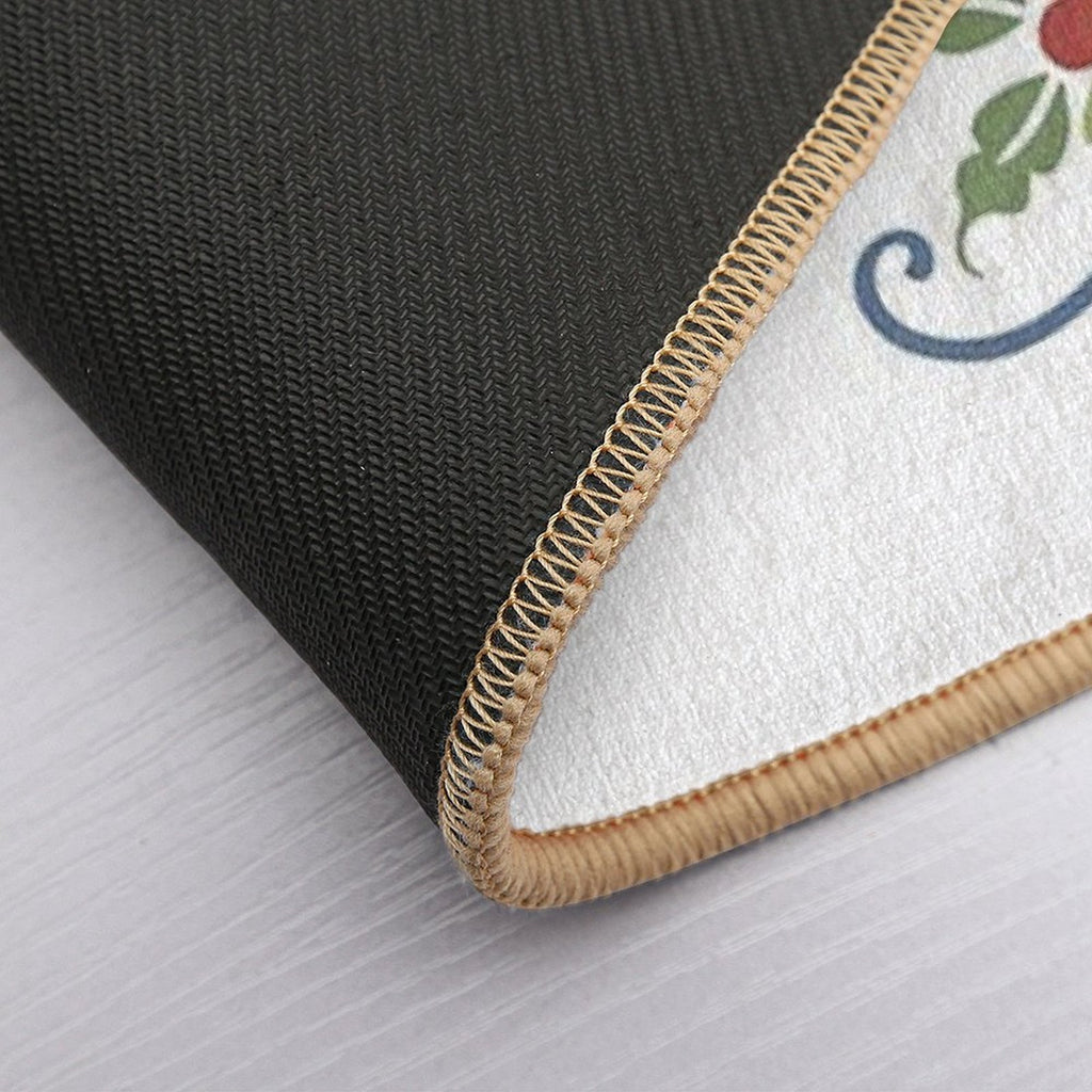 Scandinavian Flowers  Versatile Bath Mat