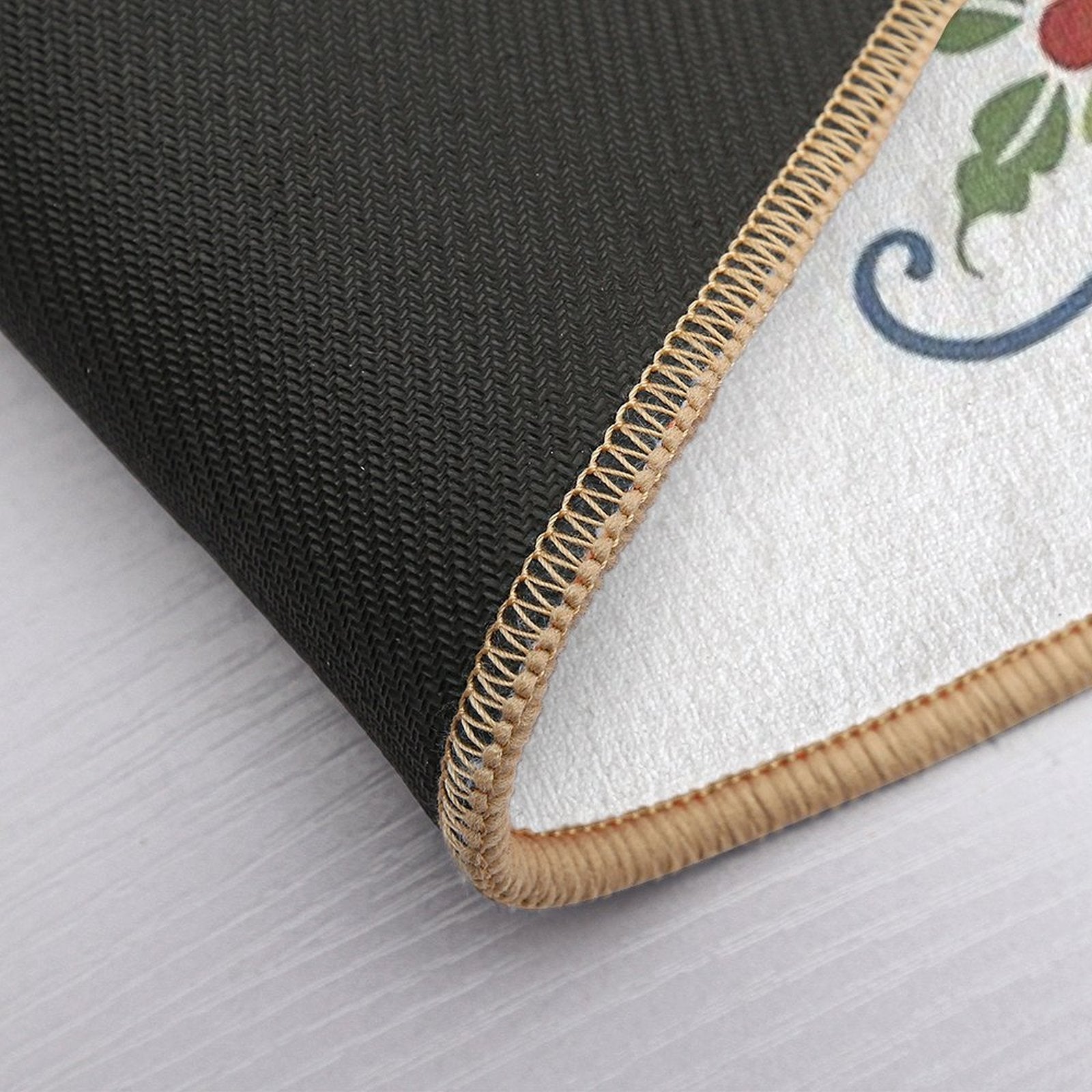 Scandinavian Flowers  Versatile Bath Mat