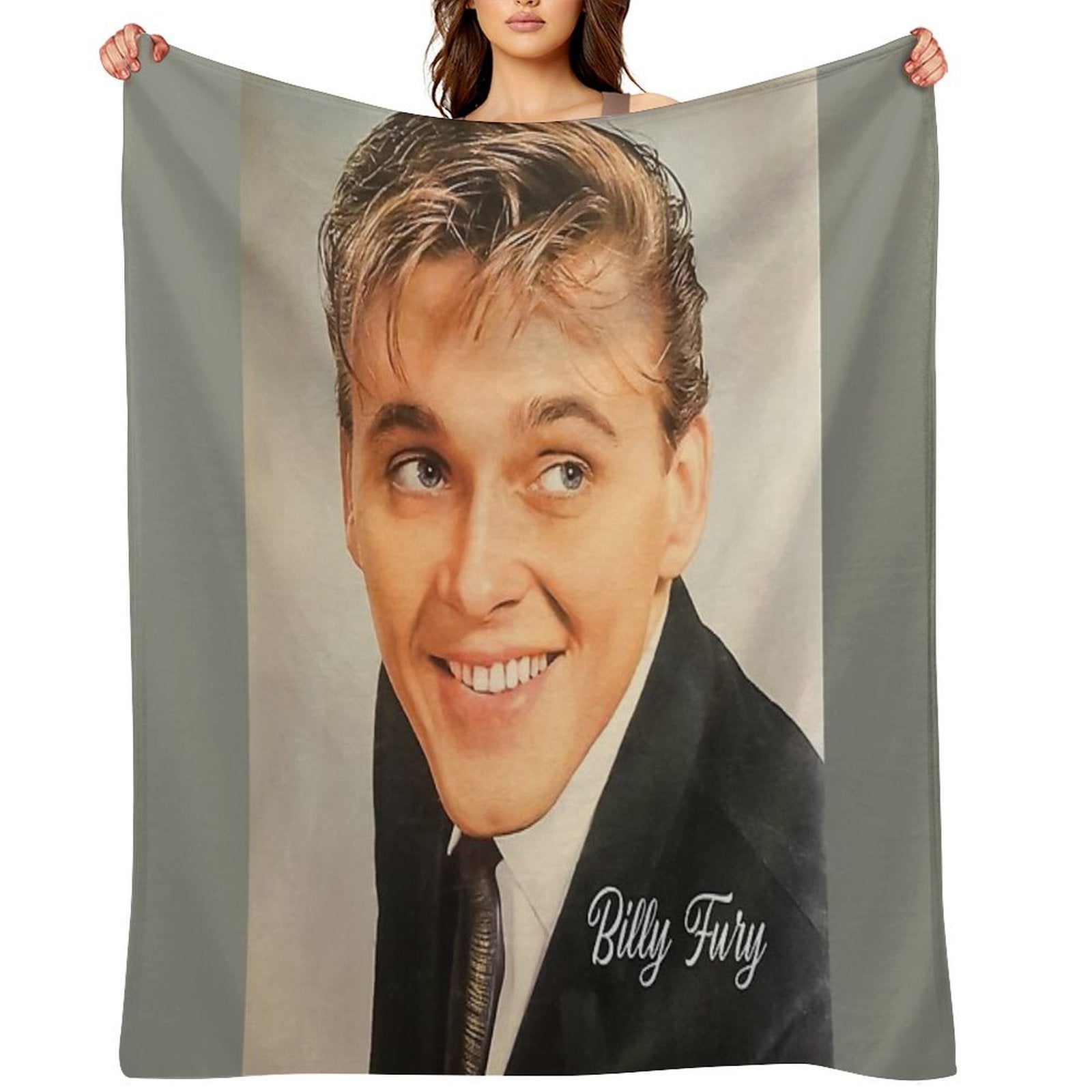 Billy Fury Machine-washable Throw Blanket