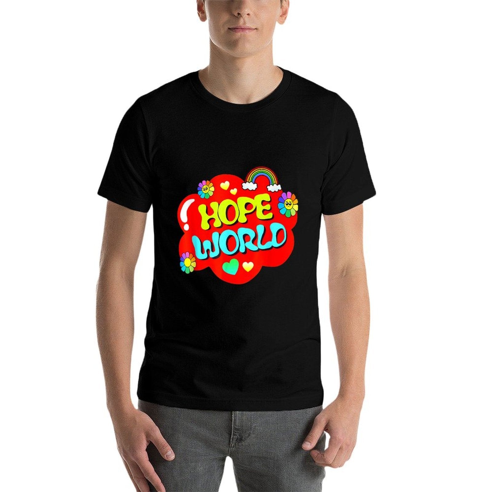 Colorful Hope World  Relaxed-fit T-Shirt