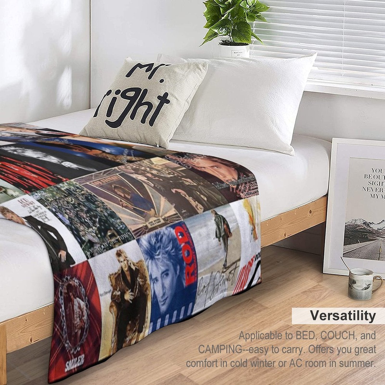 Why Are You Here! Sustainable Throw Blanket