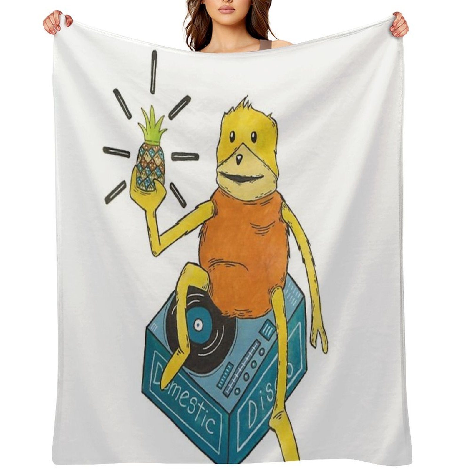 Flat Eric Compact Throw Blanket