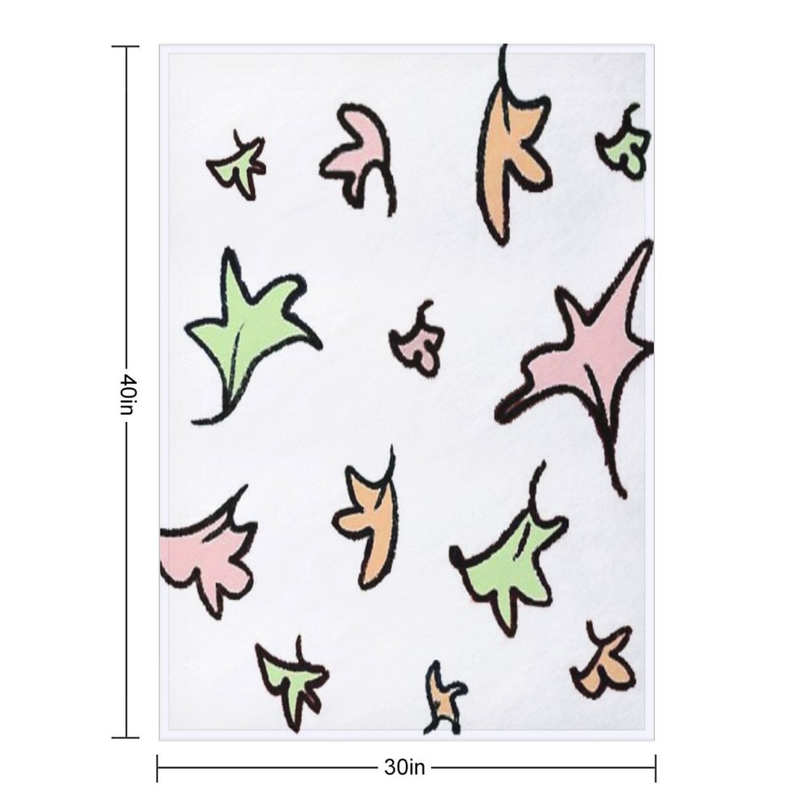 Hearstopper Netflix Leaves Easy Care Throw Blanket
