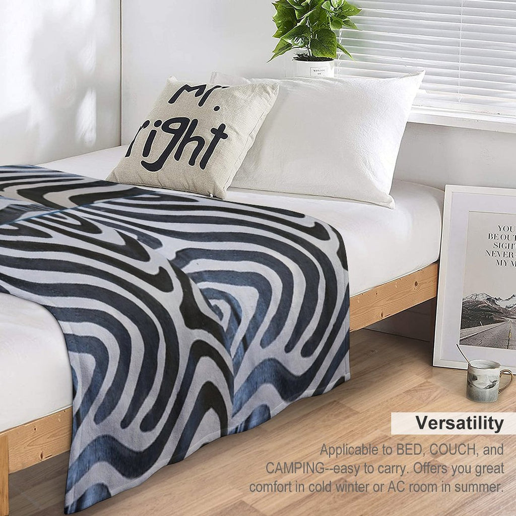Nature’s Best Zebra Prints Lightweight Throw Blanket