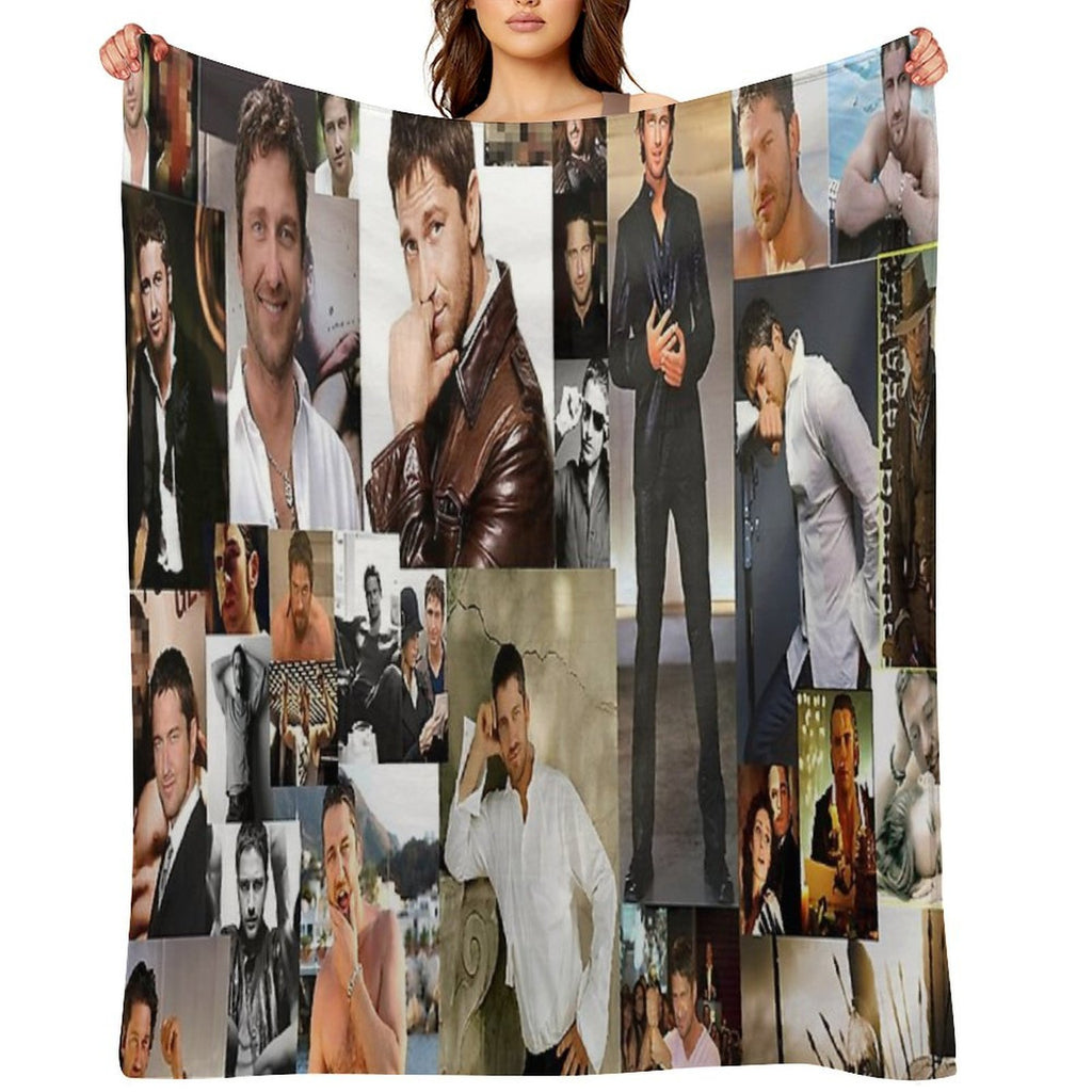 Gerard Butler Gift-ready Throw Blanket