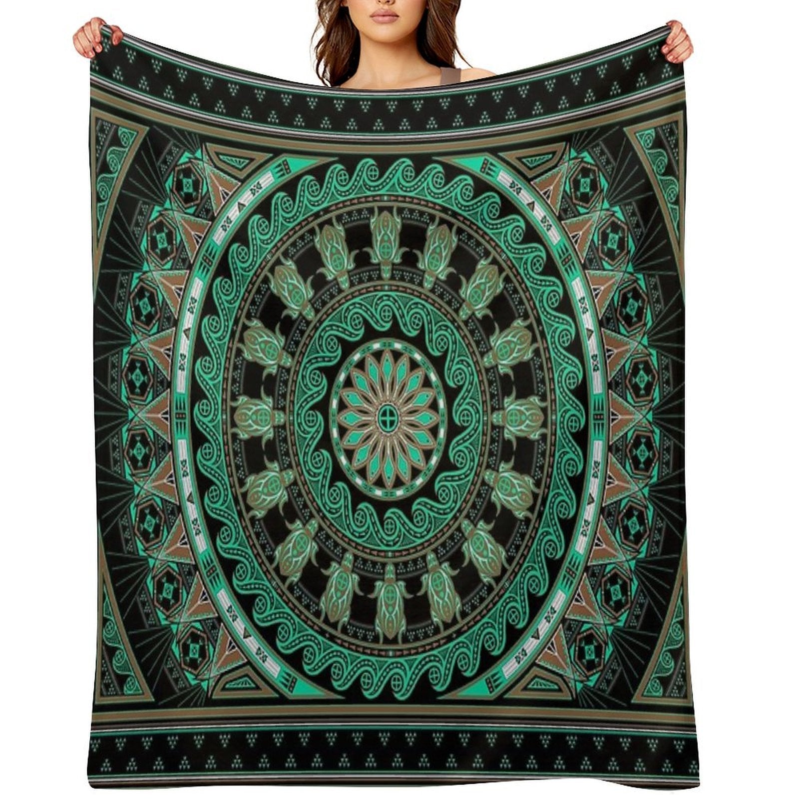 The Turtle (Keya) Comfort Throw Blanket