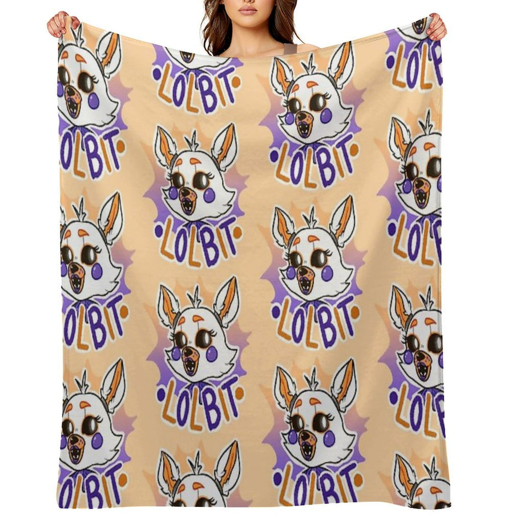 FNaF Lolbit Durable Throw Blanket