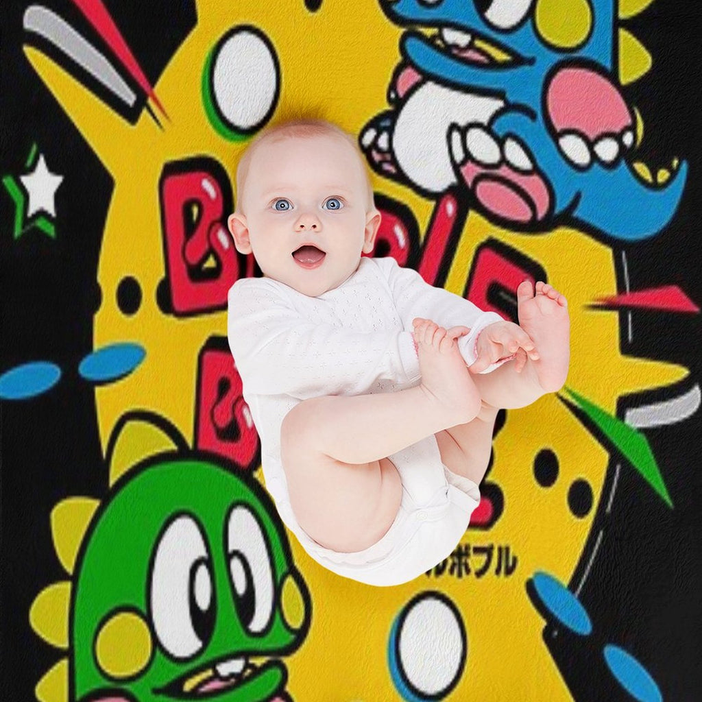 Bubble Bobble All-season Throw Blanket