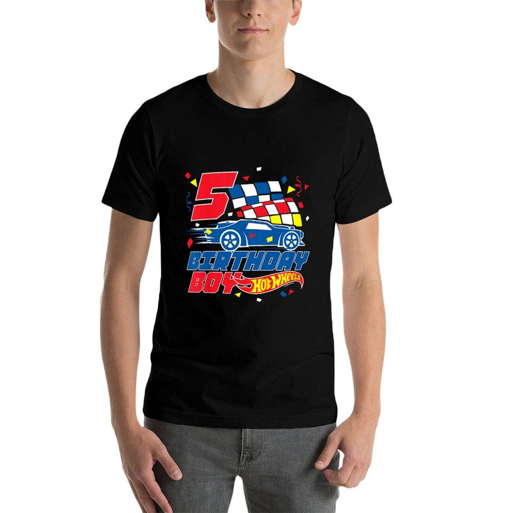 Hot Wheels - 5th Birthday Boy  Cotton T-Shirt