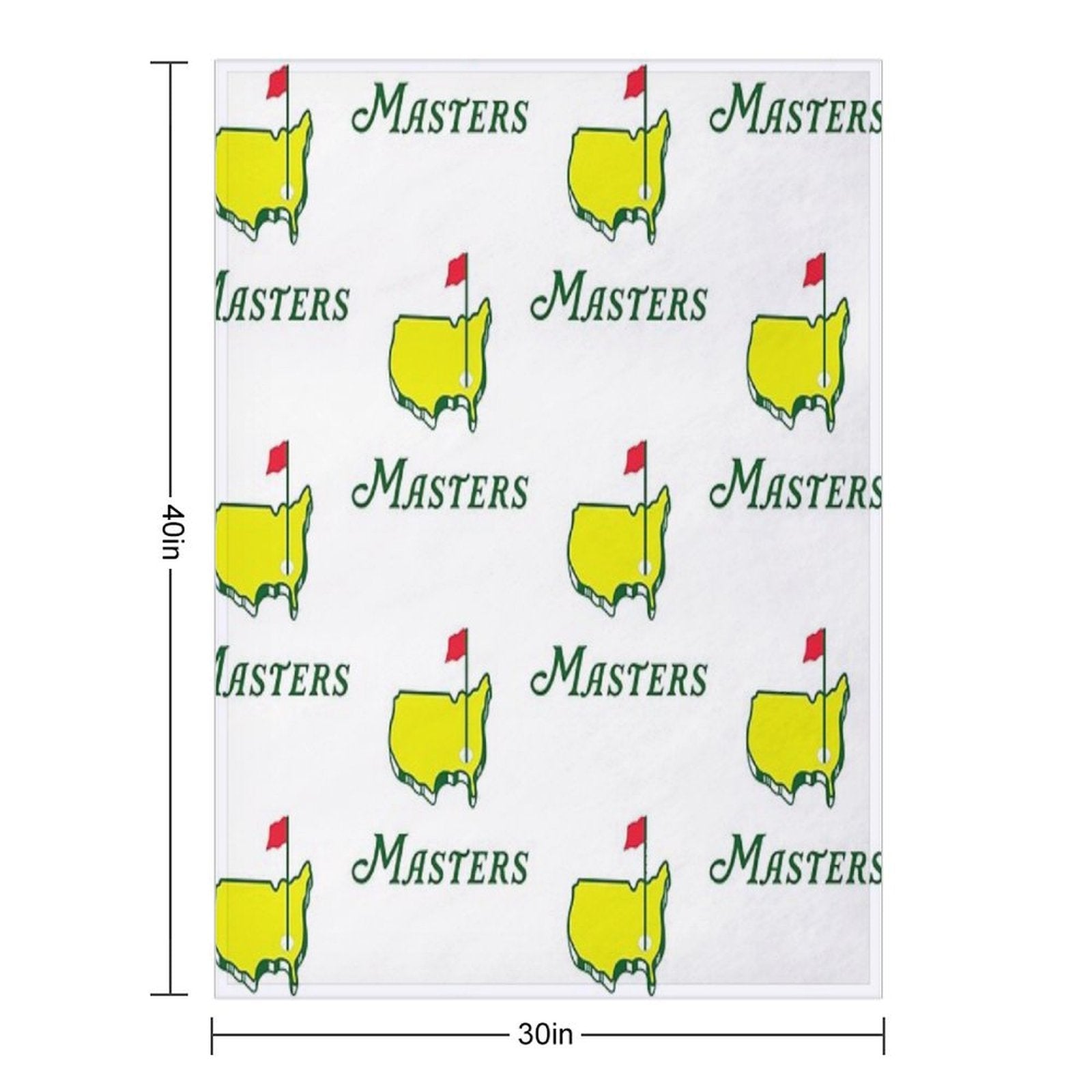 Masters Tournament Velvety-soft Throw Blanket