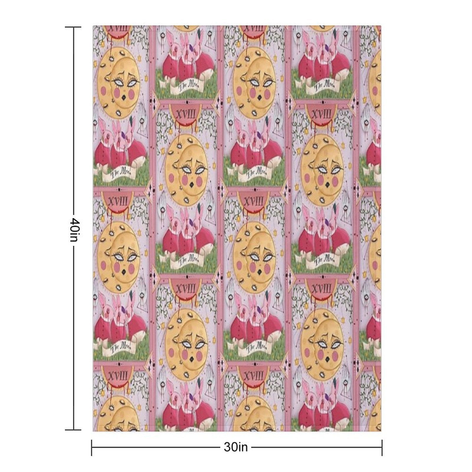 The Moon Velvety-soft Throw Blanket