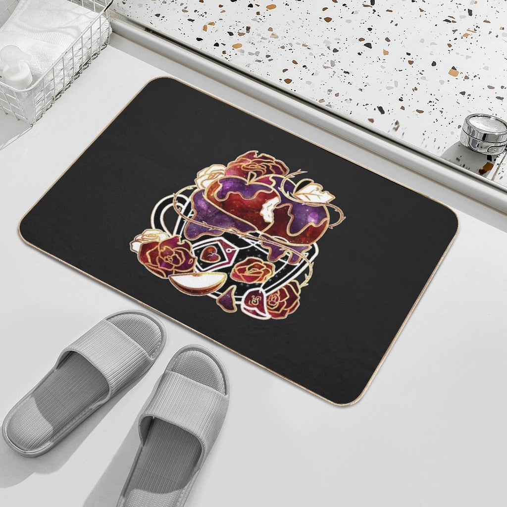 Gilded Poison Apple Teacup  High-Traffic Bath Mat