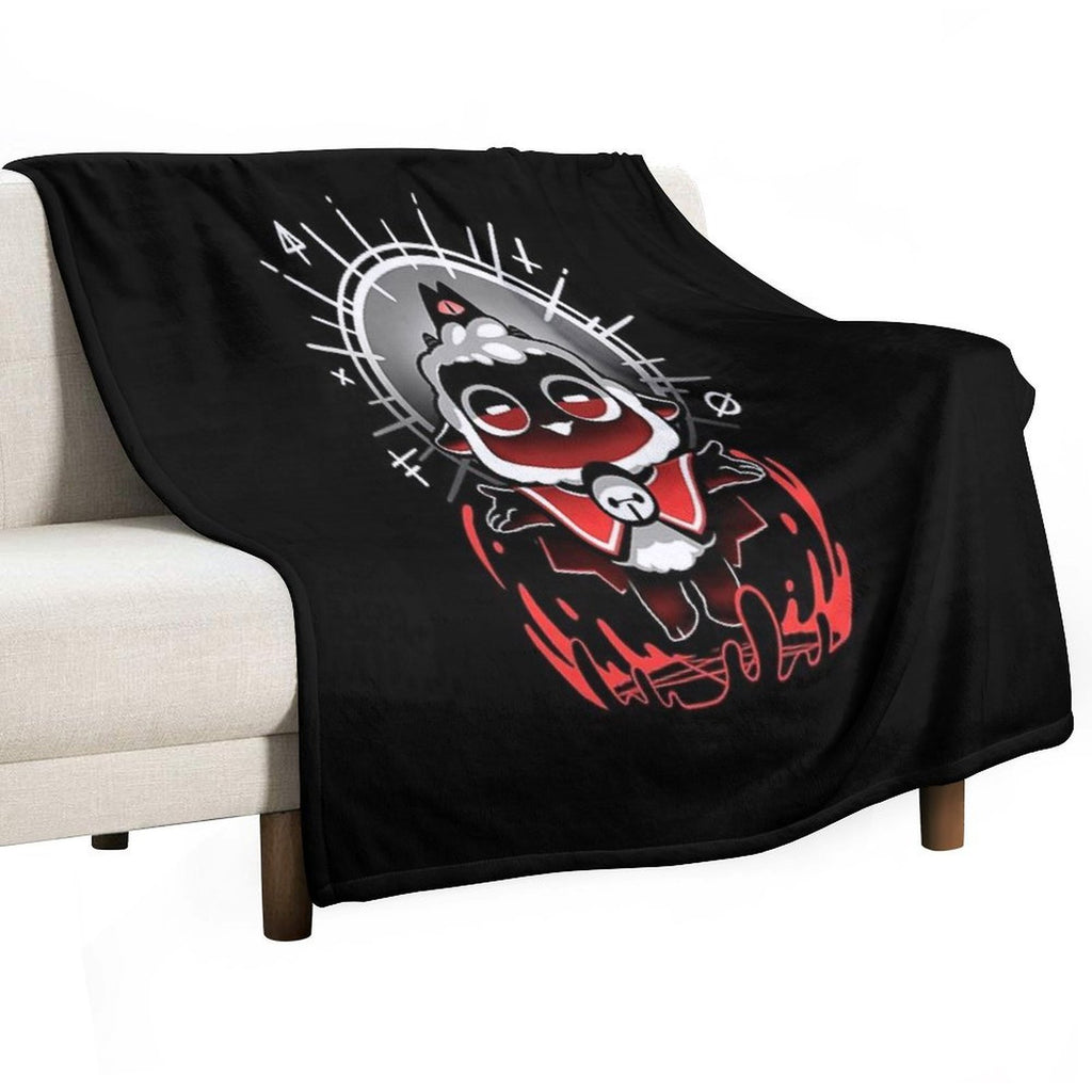 Join The Cult - Cult of The Lamb - Cute Gamer Compact Throw Blanket