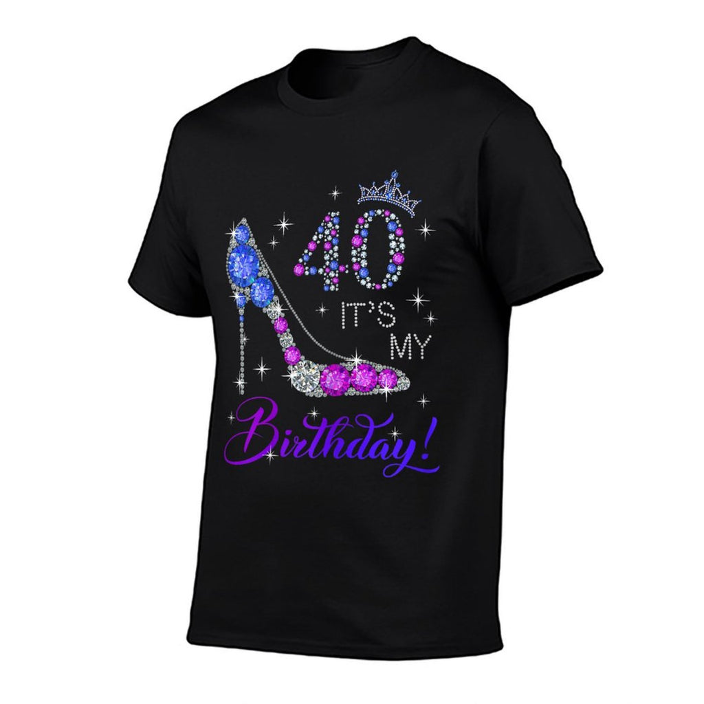 40 Years Old It's My Birthday for Women 40th Birthday  Vintage-inspired T-Shirt