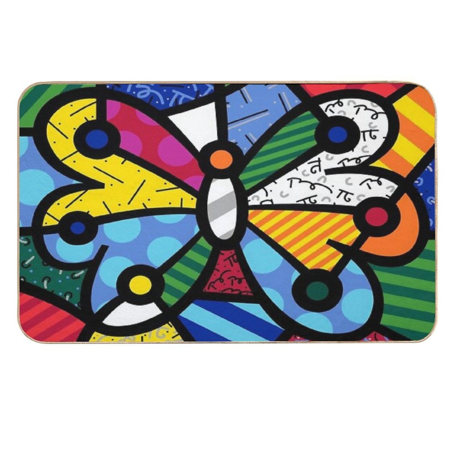 Romero Britto  Pet-Safe Bath Mat