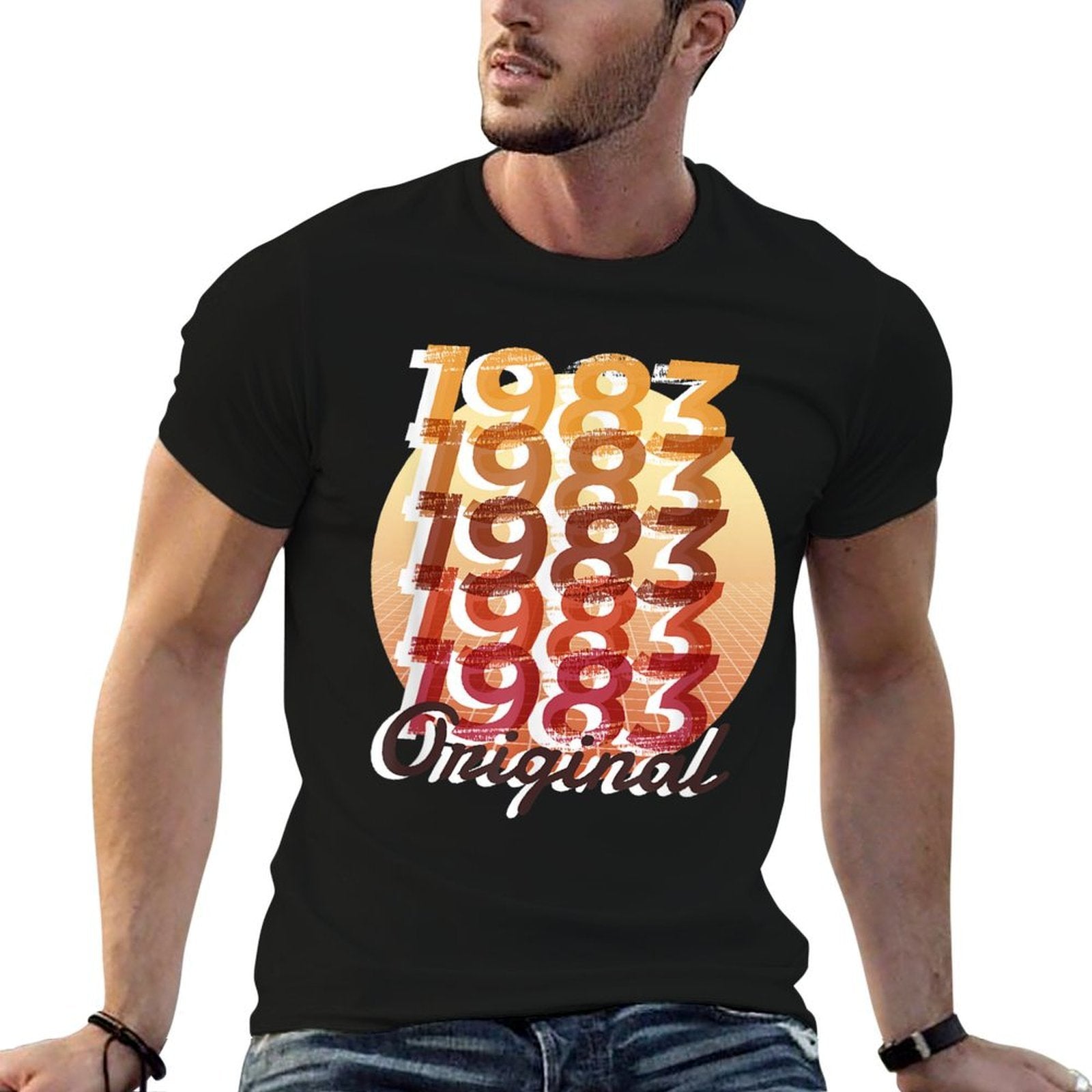 Original 1983 Vintage Retro 40th Birthday  Moisture-wicking T-Shirt