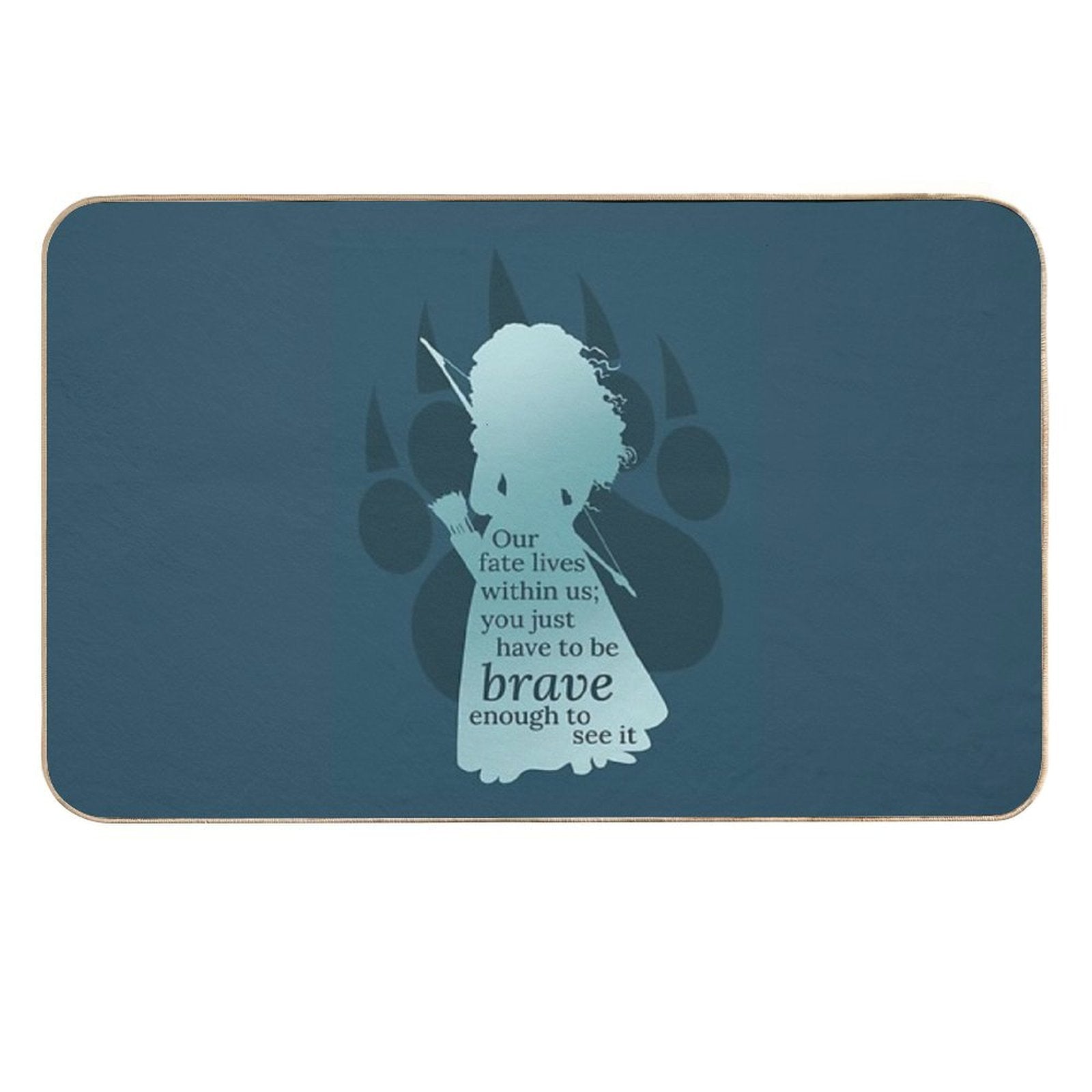 Brave Merida  Non-Slip Bath Mat